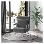 Fauteuil - ComfortMeubel - Slapende fauteuil - Gastenbed - Grijs