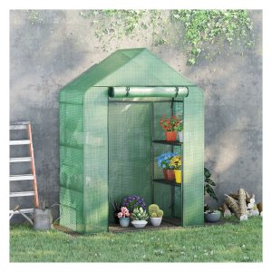 Tuinhuisje - Folie - 6 plankniveaus - Groen