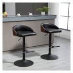 Barkrukken - DesignMeubels - Draaibaar - Hoogteverstelbaar - Zwart
