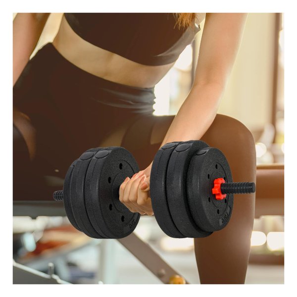 Krachttrainingset - ProPower - Verstelbaar - Professioneel - zwart