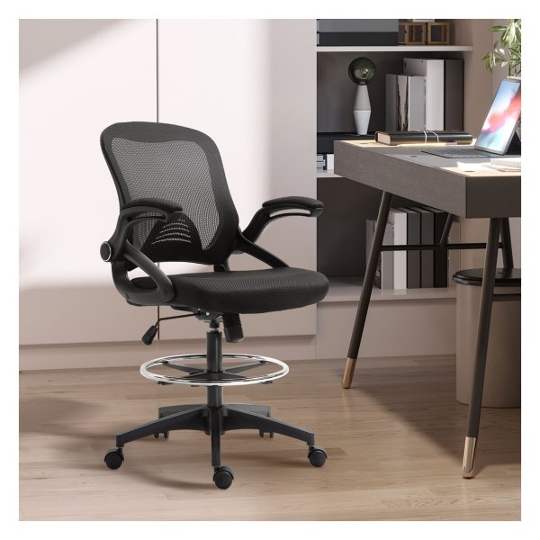 Ergonomische Bureaustoel - Comfortabel en Verstelbaar - Zwart