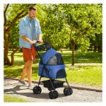 Hondenbuggy - Luxe Pet Stroller - Opvouwbaar - Roze
