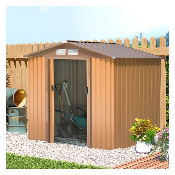 Tuinhuisje - Zaza Home - Vloerframe - Schuifdeuren - Geel