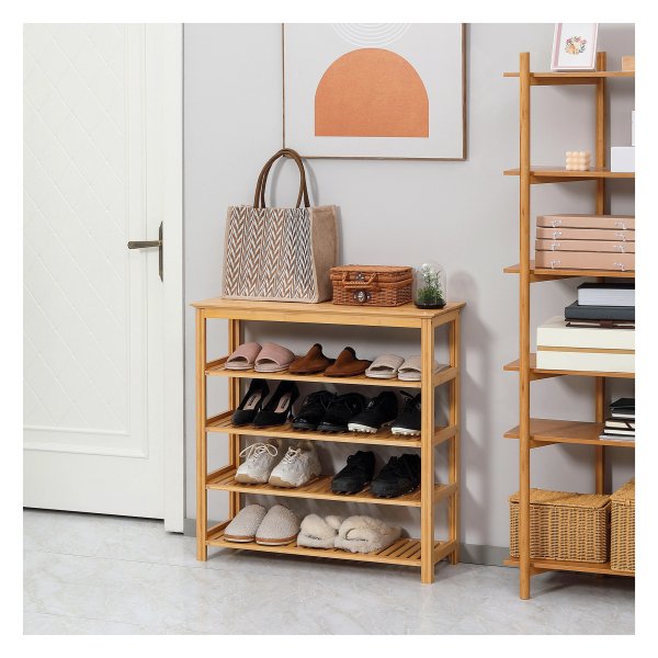 Schoenenrek - Zaza Home - Stijlvol design - Duurzaam materiaal - Bamboe