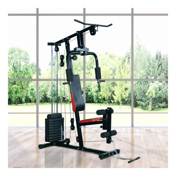 Multifunctioneel Fitness Station met Power Station – Lat Pulldown - Leg Curl