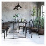 Tafelframe - - Vierkante profielen - Zwart