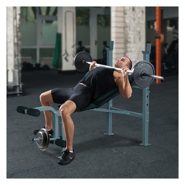 Fitnessbank - Multifunctioneel - Staal - Zwart