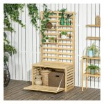 Tuinkast - GardenMasters - Georganiseerd opbergen - Massief hout - Natuurlijke kleur