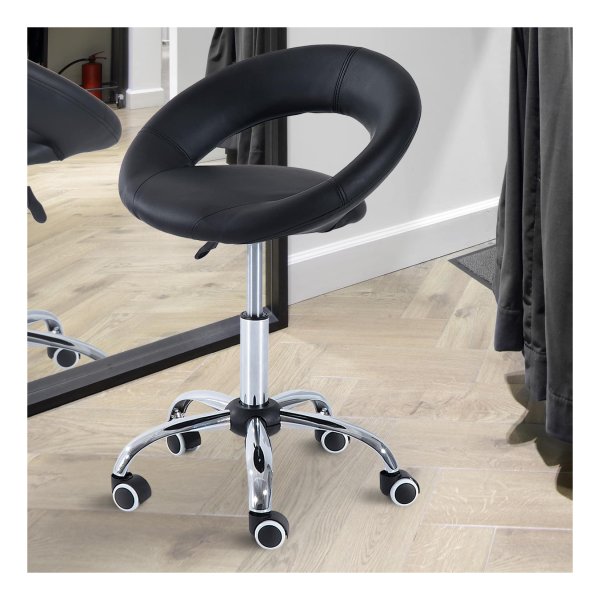 Werkkruk - Dynamisch - Ergonomisch - Zwart