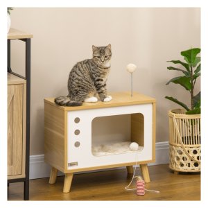 Kattenhut - LuxeKatten - Zacht en Knus - Grijs