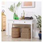 Tafel - Bloemenpatroon - Laden - Wit