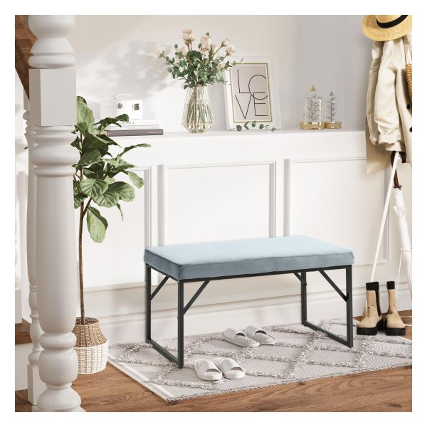 Bank - Luxe Living - Fluweel - Blauw