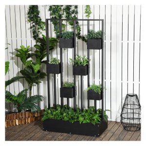 Bloembakken - Verticaal Groentebed - Zwart