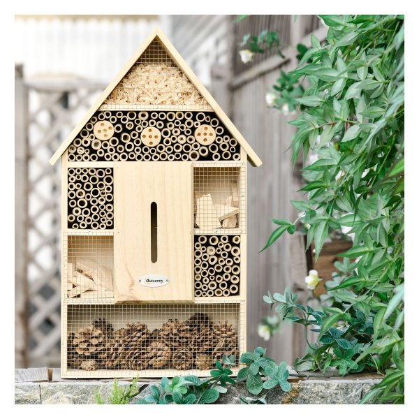Insectenhotel – Zaza Home – 5 verdiepingen – Natuurlijke materialen