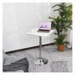 Pubtafel - Bistrotische - Verstelbaar - Wit