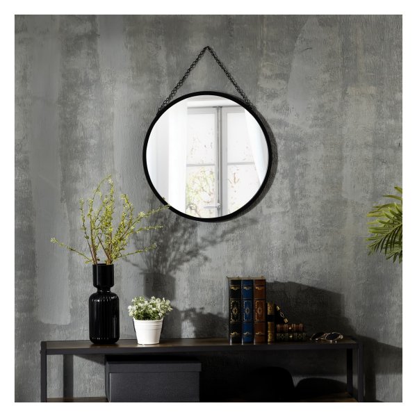 Wandspiegel - Luxor Living - Make-Up Spiegel - Zwart
