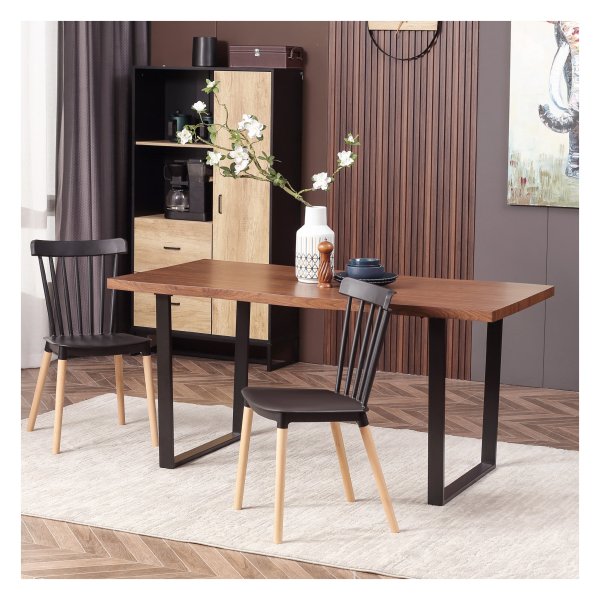 Eettafel - StaalDesign - Industrieel - Bruin