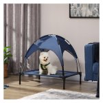 Hondenbed - LuxuriousPets - verhoogd en UV-beschermd - donkerblauw