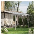 Tuinpaviljoen - Waterdicht dak - Verstelbaar terras dak - Donkergrijs