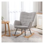 Schommelstoel - Comfort Deluxe - Stijlvol design - Grijs