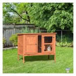 Dierenstal - Winterproof - Dubbele verdieping - Bruin