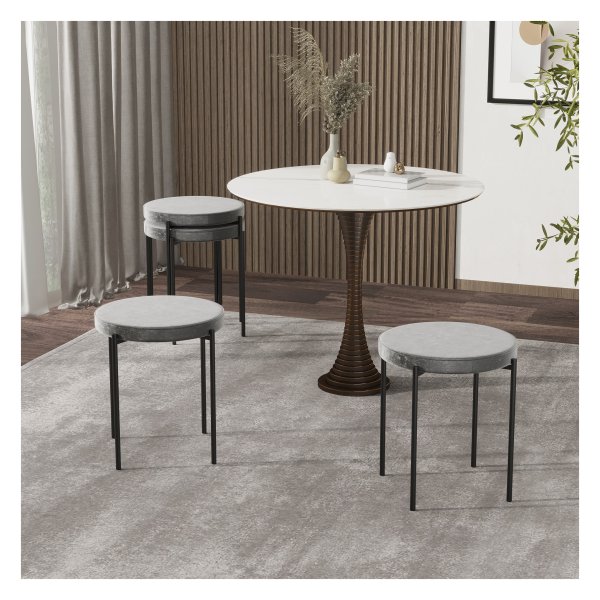 Barkruk - Stijlvol Design - Comfortabele zitting - Zwart.