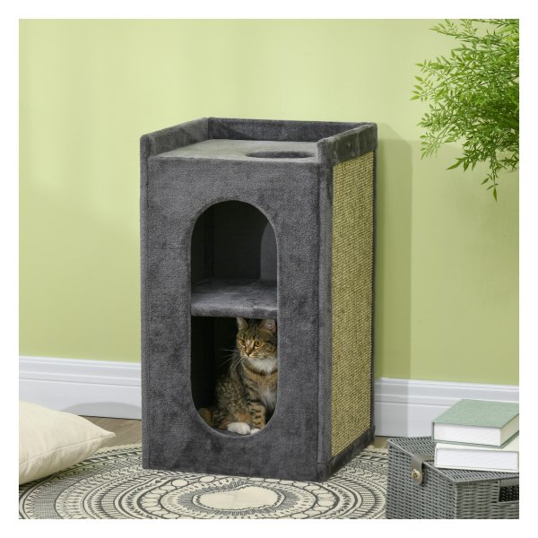 Kattentoren - Krabbak - 2 grotten - 2 verdiepingen - donkergrijs