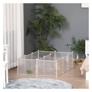 Huisdierbehuizing - TravelPet - DIY behuizing - roosterhekje - wit