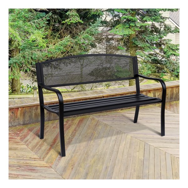 Tuinbank – Park – 2-zits – zwart