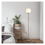 Vloerlamp - Stijlvol metalen design - Gouden