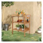 Plantentafel - Houten frame - Industriële stijl - Zwart
