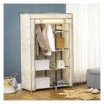 Opvouwbare Kledingkast - Trendy Style - 6 Vakken - Zwart