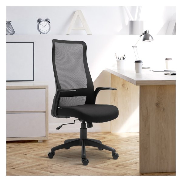Bureaustoel - ErgoComfort - Verstelbaar - Ergonomisch - Zwart