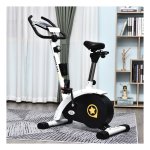 Hometrainer – Thuis-trainer - Magnetische weerstand - Stalen frame - Wit