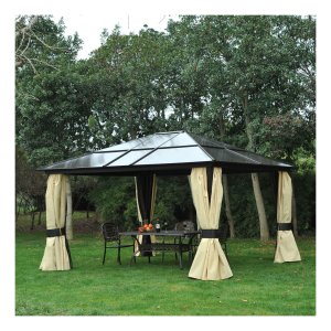 Tuinpaviljoen - LuxeAlu - Lichtdoorlatend dak - Antraciet