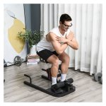 Buikspiertrainer - Sissy Squat - 3-in-1 Functionaliteit - Verstelbaar - Zwart
