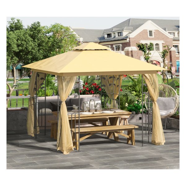 Paviljoen - Luxe - Feesttent - Beige