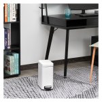 Afvalemmer - Diller - Stijlvol design – Met footpedaal - Wit