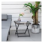 Opvouwbare tuintafel - Duurzaam - Lichtgewicht - Grijs