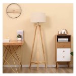 Vloerlampenlampenkap - Zaza Home - Moderne 40W - Elegant wit