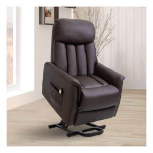 Relaxfauteuil - Comfort Living - Elektrisch verstelbaar - Sta-op functie - Bruin