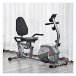 Ligfiets -- LCD-display - Magnetische Weerstand - Zwart