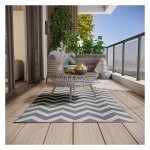 Tapijt - Outdoor Comfort - Weerbestendig - Lichtgrijs/Wit