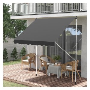 Luifel - OutdoorPro - Extra schaduw - Stevig - Grijs