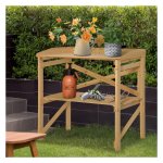 Bloementafel - TuinExpert - Opbergruimte - Lichtbruin