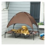 Hondenbed – LuxePaws - Verhoogd en ademend – Bruin