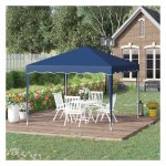 Tuinpaviljoen - Opvouwbaar feestpaviljoen - Inklapbaar en verstelbaar - Blauw