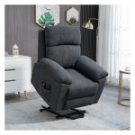 Fauteuil - Zaza Home - Sta-op-hulp - Relaxfunctie - Grijs
