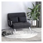 Slaapbank - ComfortLiving - Om te bouwen tot bed - Inclusief chaise longue - Grijs