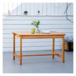 Tuineettafel - Robuust design - Weerbestendig - Bruin